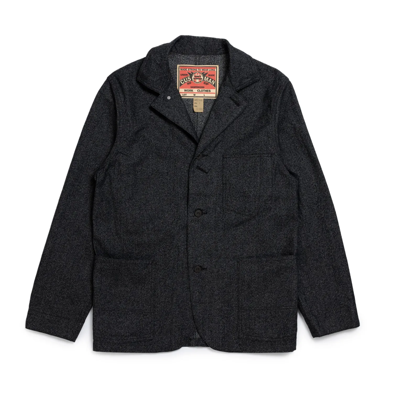 Cushman Jacket<Lot. 21895 Black Chambray Coverall