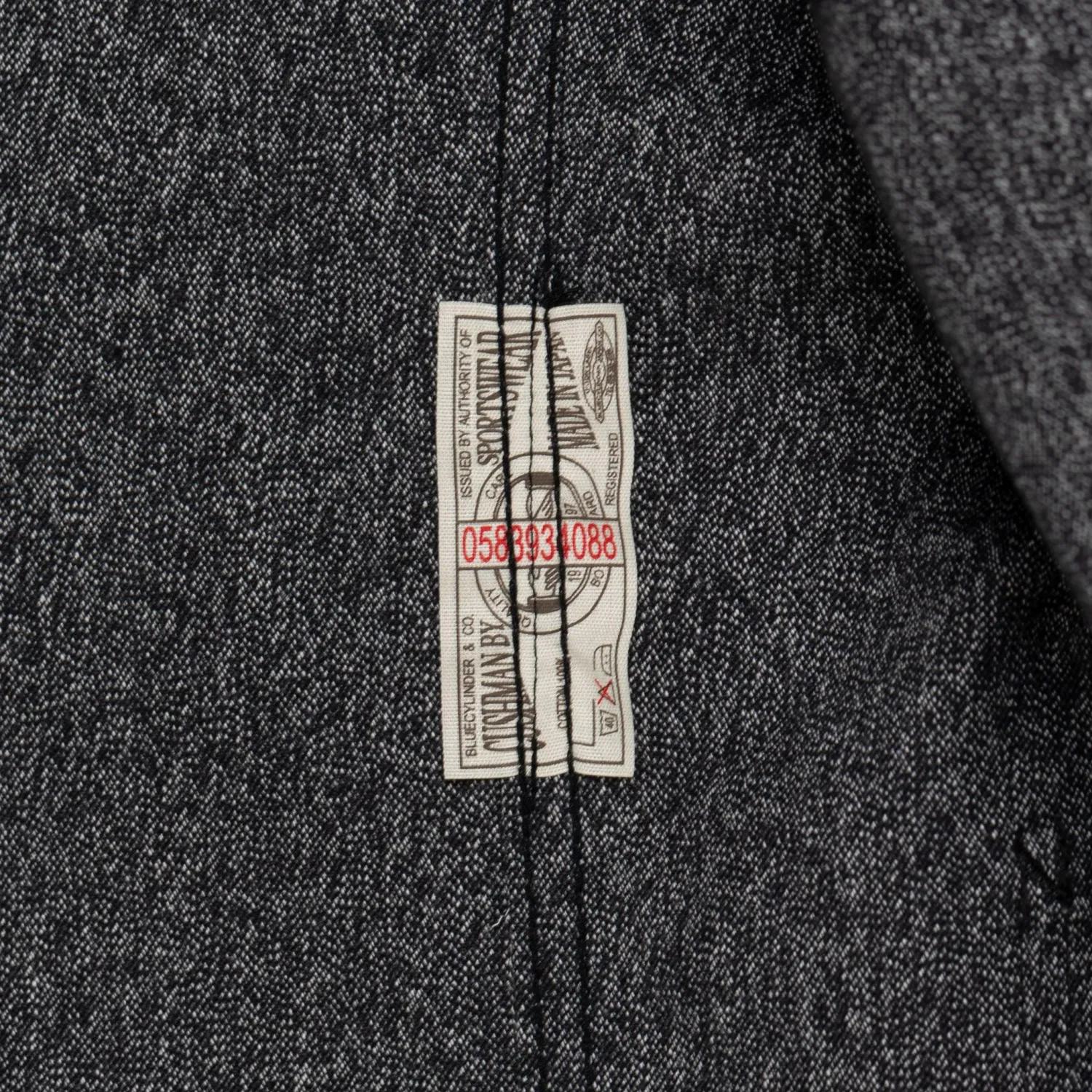 Cushman Jacket<Lot. 21895 Black Chambray Coverall