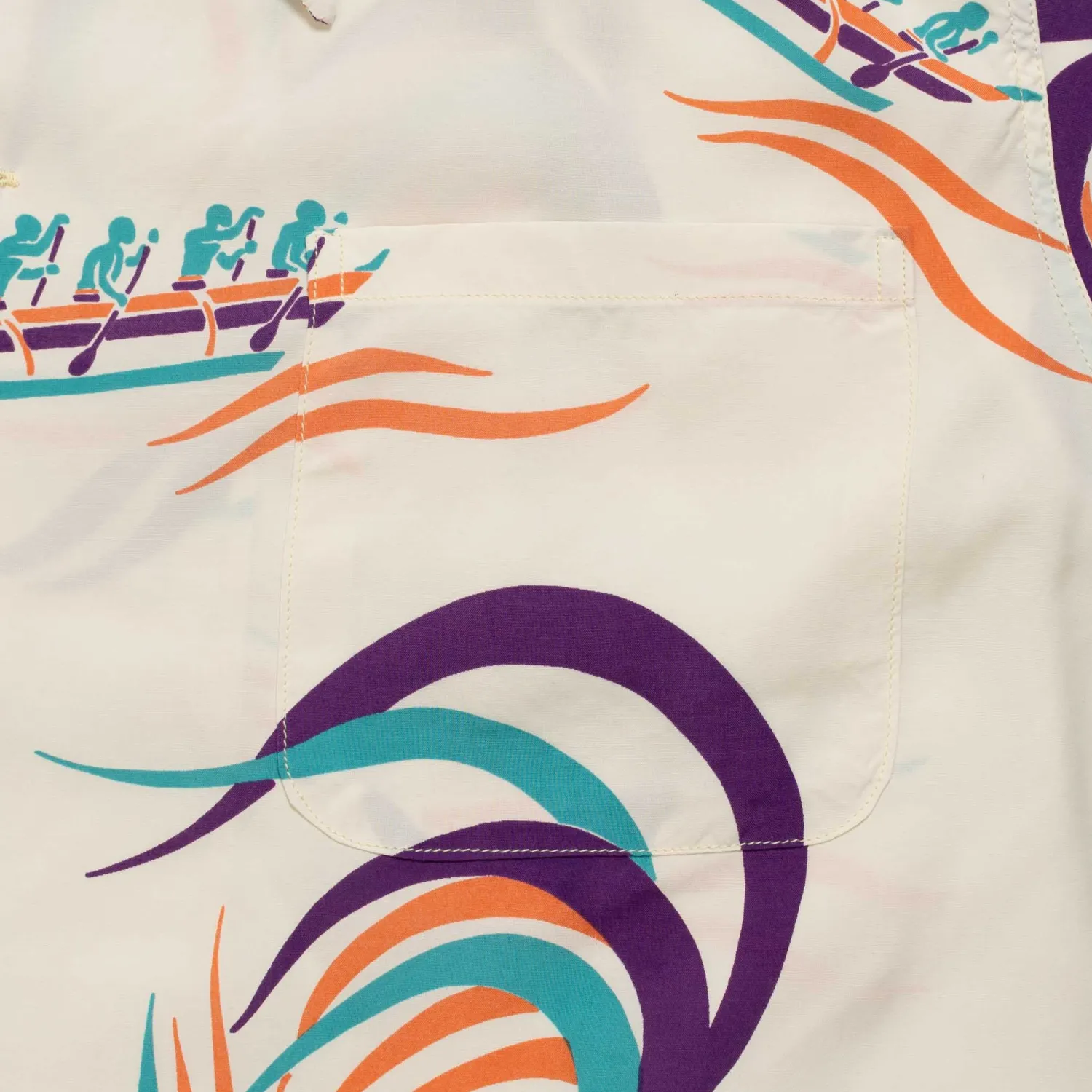 Duke Kahanamoku Shirts|Hawaiian Shirt<Special Edition 'Hawaiian Paddle' Hawaiian Shirt Ivory