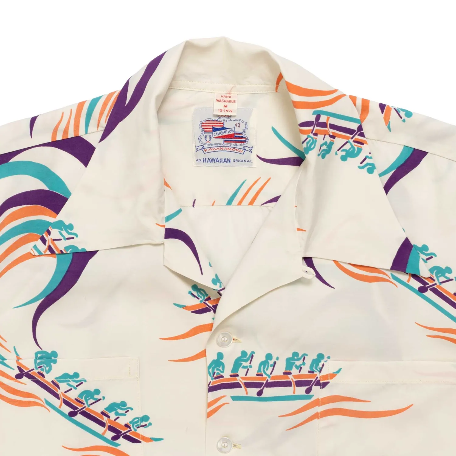 Duke Kahanamoku Shirts|Hawaiian Shirt<Special Edition 'Hawaiian Paddle' Hawaiian Shirt Ivory