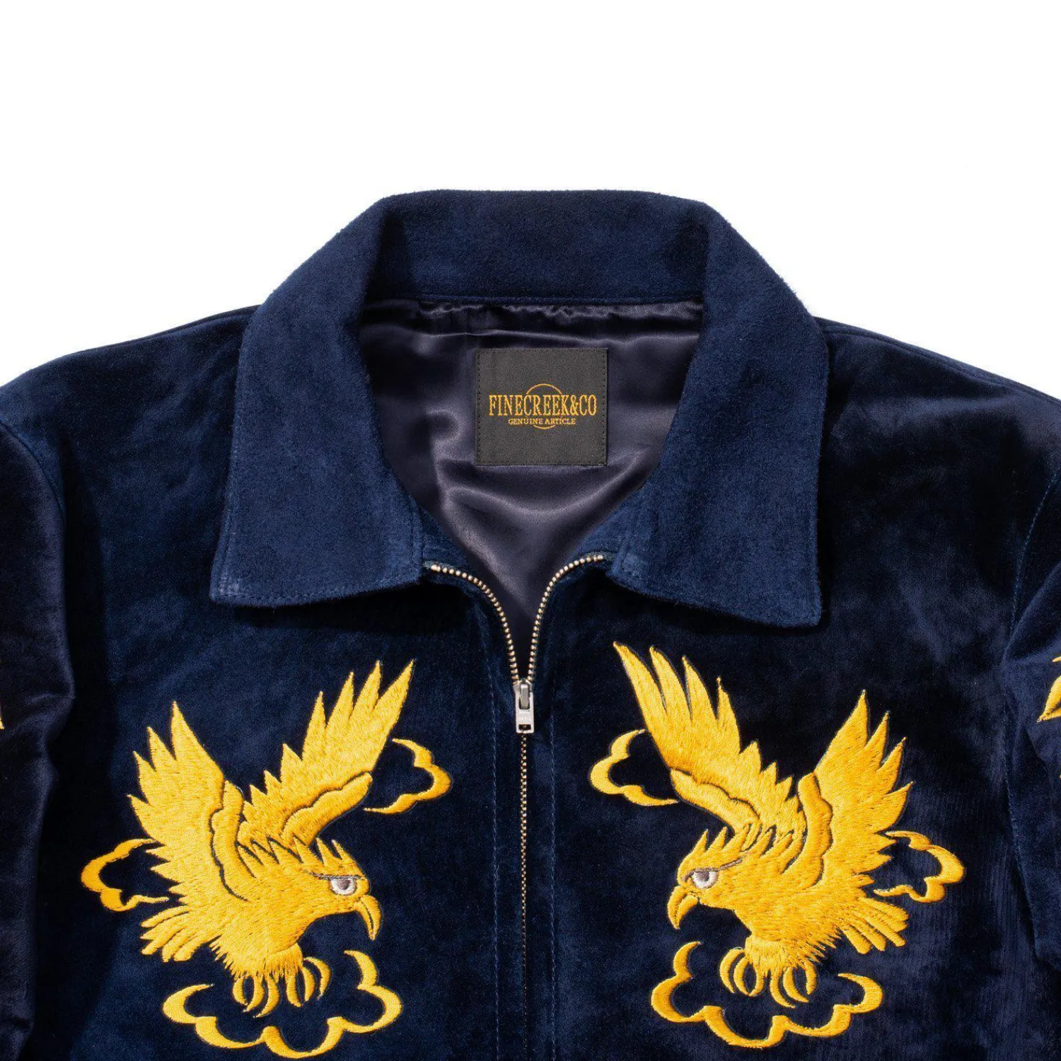 Fine Creek Leather Leather Jackets|Jackets And Coats<Norfolk Suede Suka Jacket Navy
