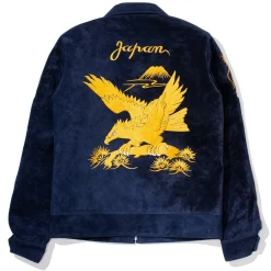 Fine Creek Leather Leather Jackets|Jackets And Coats<Norfolk Suede Suka Jacket Navy