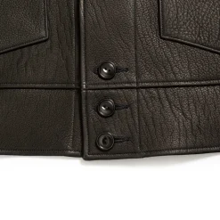 Fine Creek Leather Leather Jackets<s 'Joseph' Deerskin Leather Jacket Black