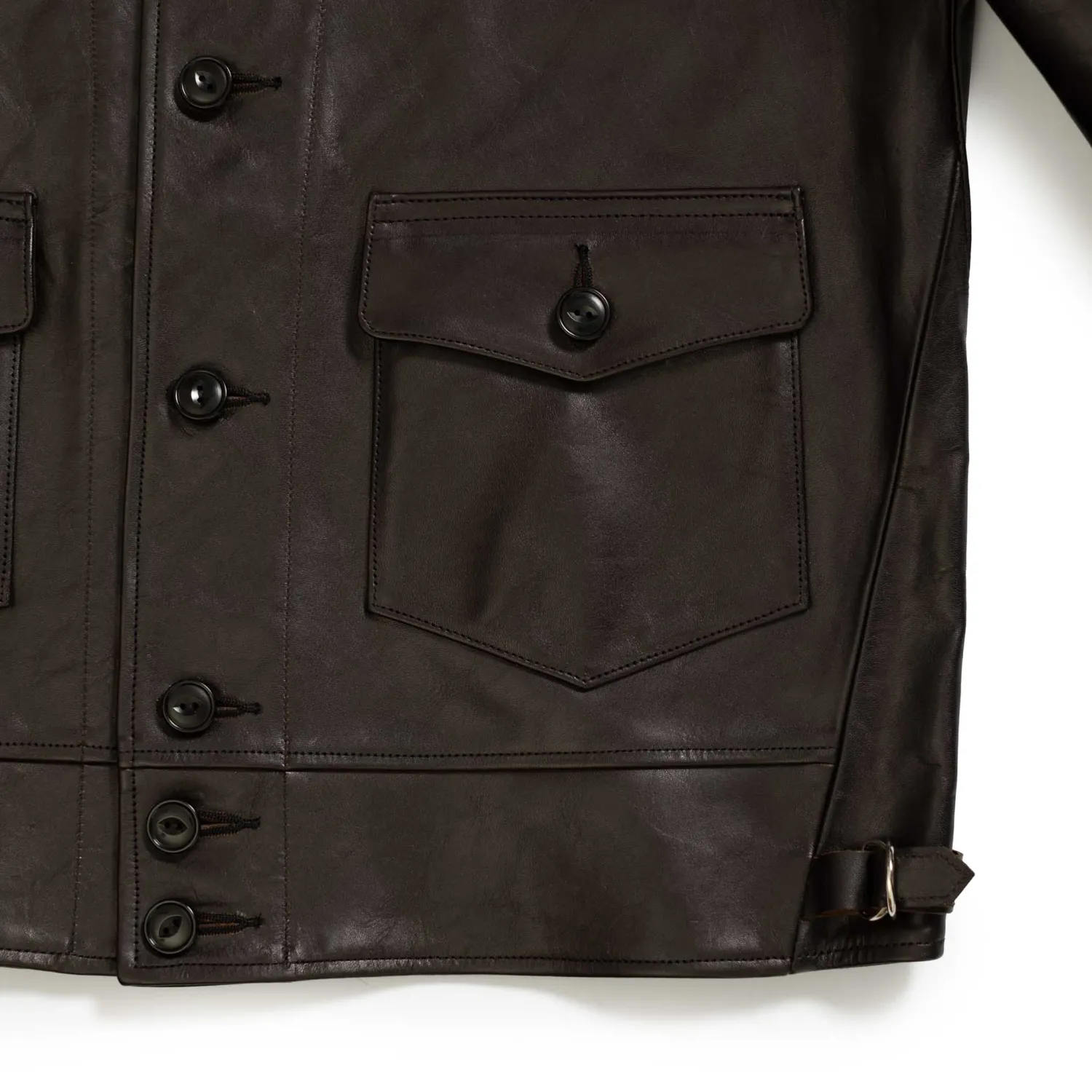 Fine Creek Leather Leather Jackets<s 'Joseph' Horsehide Leather Jacket Black