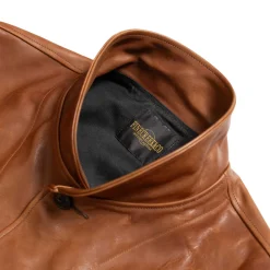 Fine Creek Leather Leather Jackets<s 'Joseph' Horsehide Leather Jacket Brown