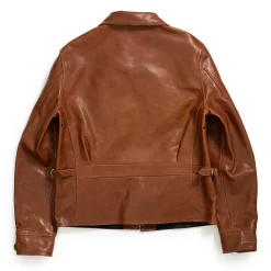 Fine Creek Leather Leather Jackets<s 'Top Field' Horsehide Leather Jacket Brown