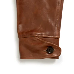 Fine Creek Leather Leather Jackets<s 'Top Field' Horsehide Leather Jacket Brown