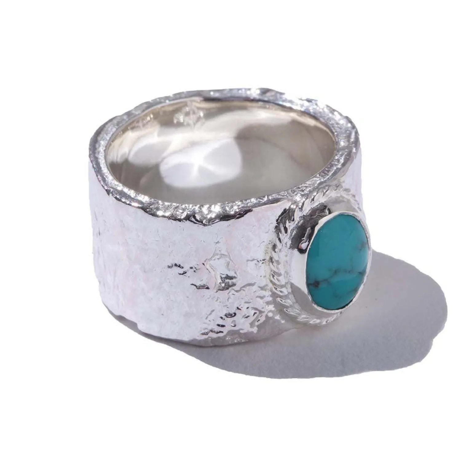 First Arrow's First Arrow's<Barerock Ring w/Turquoise (L) (R-040)
