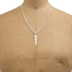 First Arrow's First Arrow's<Kazekiri Silver Feather Pendant M P-557