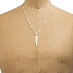 First Arrow's First Arrow's<Kazekiri Silver Feather Pendant M P-557