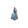 First Arrow's First Arrow's<Thunderbird Pendant w/Turquoise (P-445)