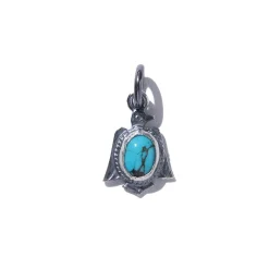 First Arrow's First Arrow's<Thunderbird Pendant w/Turquoise (P-445)