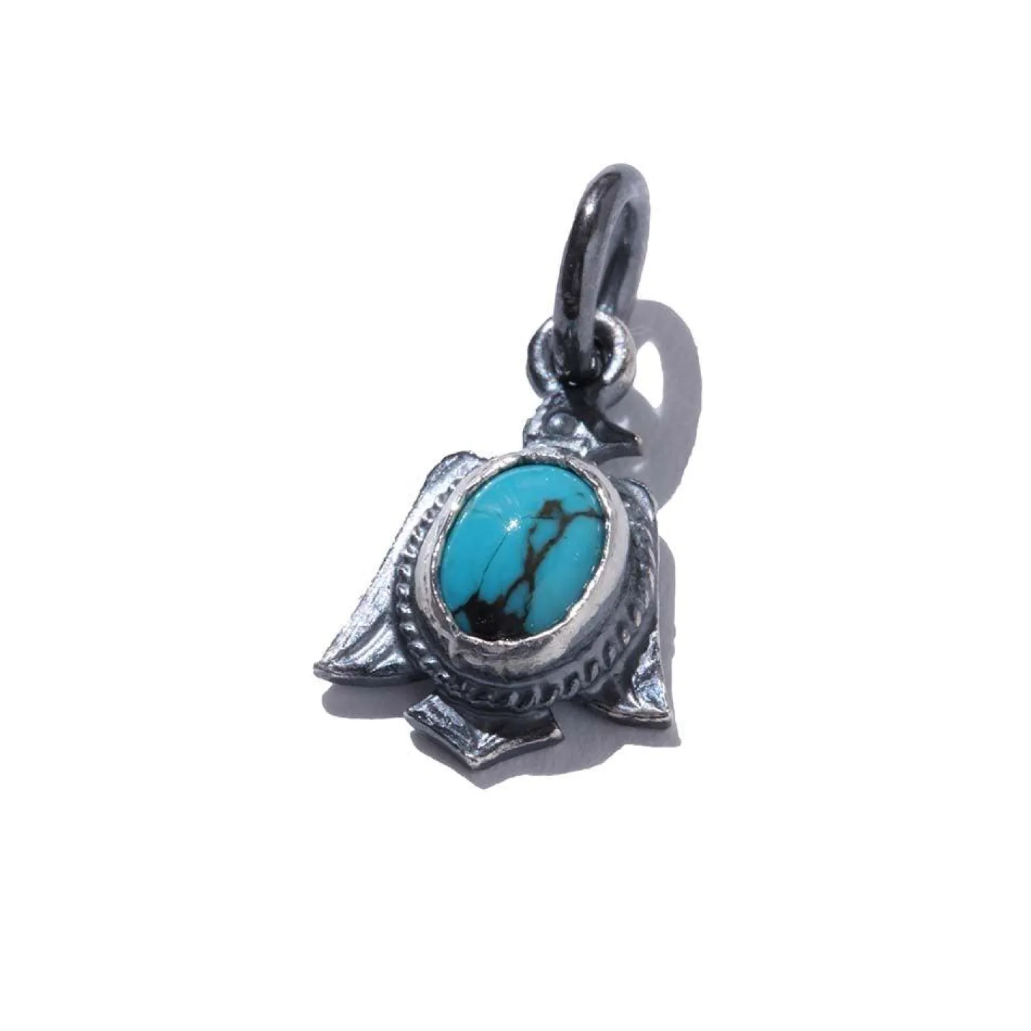First Arrow's First Arrow's<Thunderbird Pendant w/Turquoise (P-445)