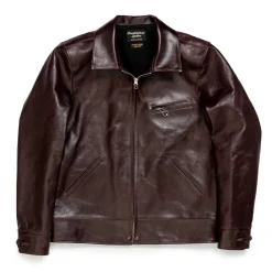 Fountain Head Leathers Leather Jackets<Alpha Horsehide Leather Jacket Brown