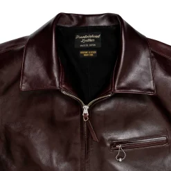 Fountain Head Leathers Leather Jackets<Alpha Horsehide Leather Jacket Brown