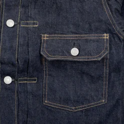 Full Count Jackets And Coats|Jacket<2107 Type I 13.75oz Denim jacket One Wash