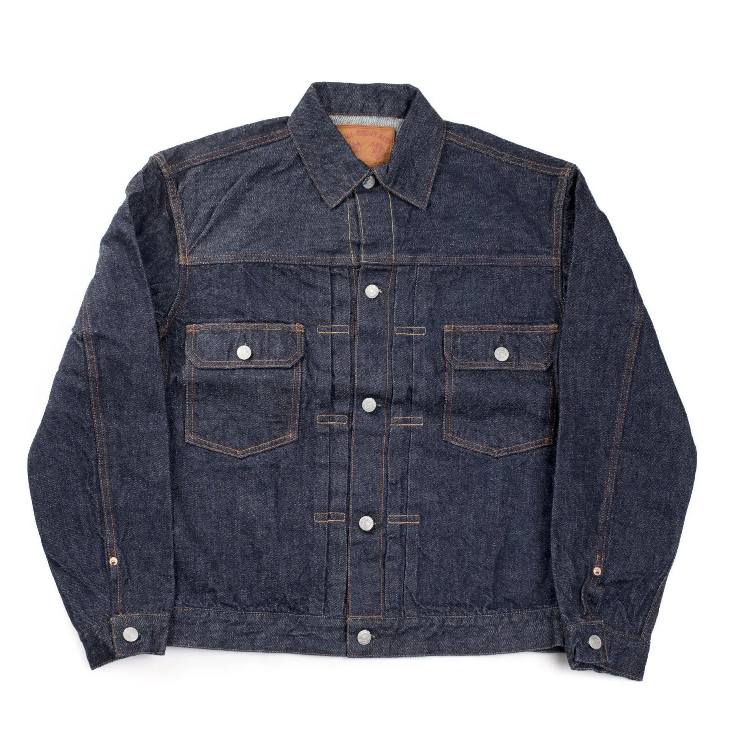 Full Count Jackets And Coats|Jacket<2102 Type II 13.75oz Denim Jacket One Wash