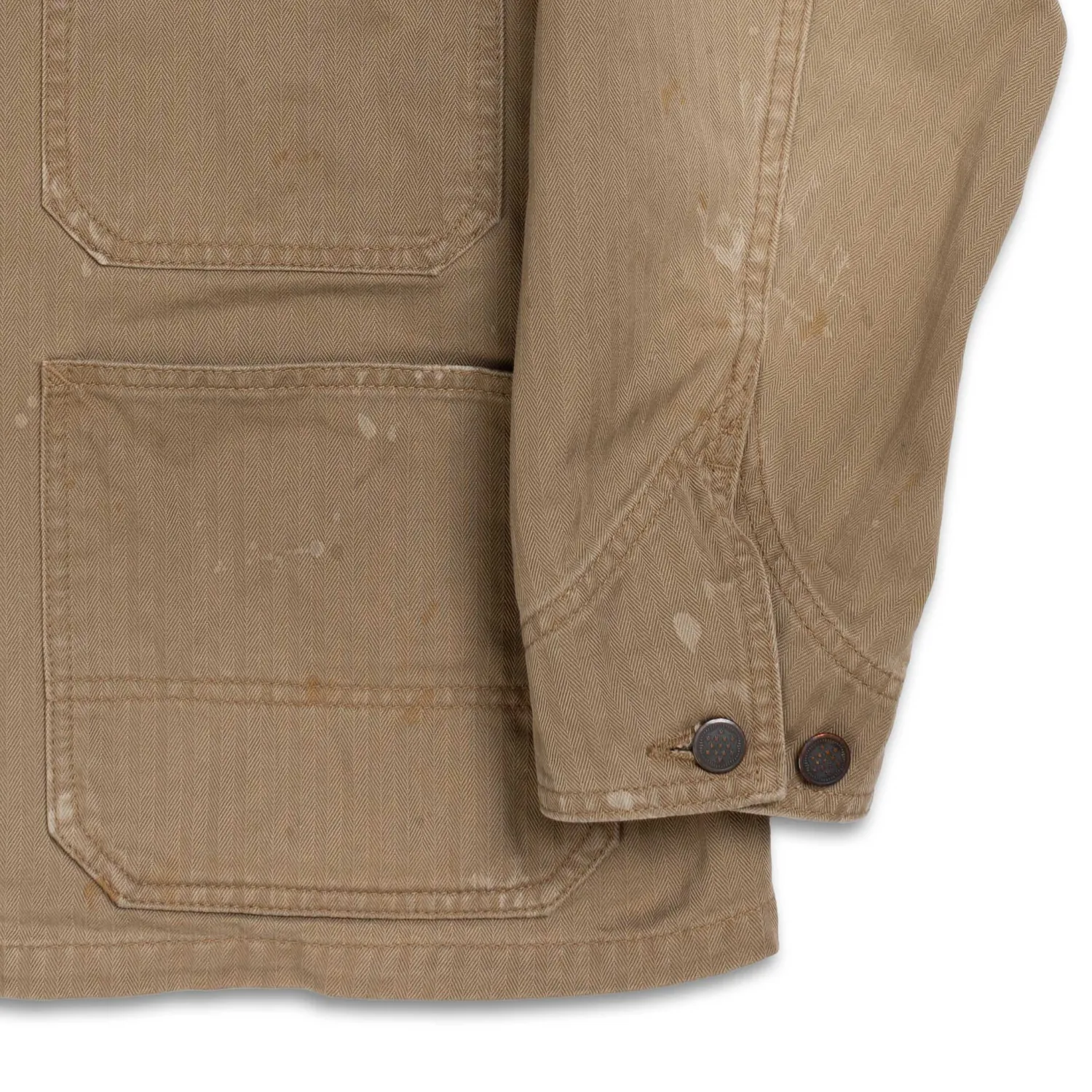 Full Count Jackets And Coats<HBT Military Chore Jacket Olive Drab