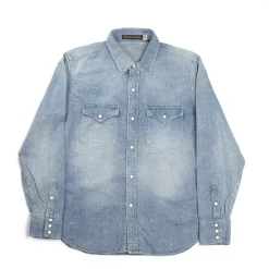 Full Count Shirts<4894HW Denim Western Shirt