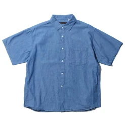 Full Count Shirts<Relax S/S Chambray Shirt Indigo