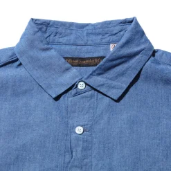 Full Count Shirts<Relax S/S Chambray Shirt Indigo