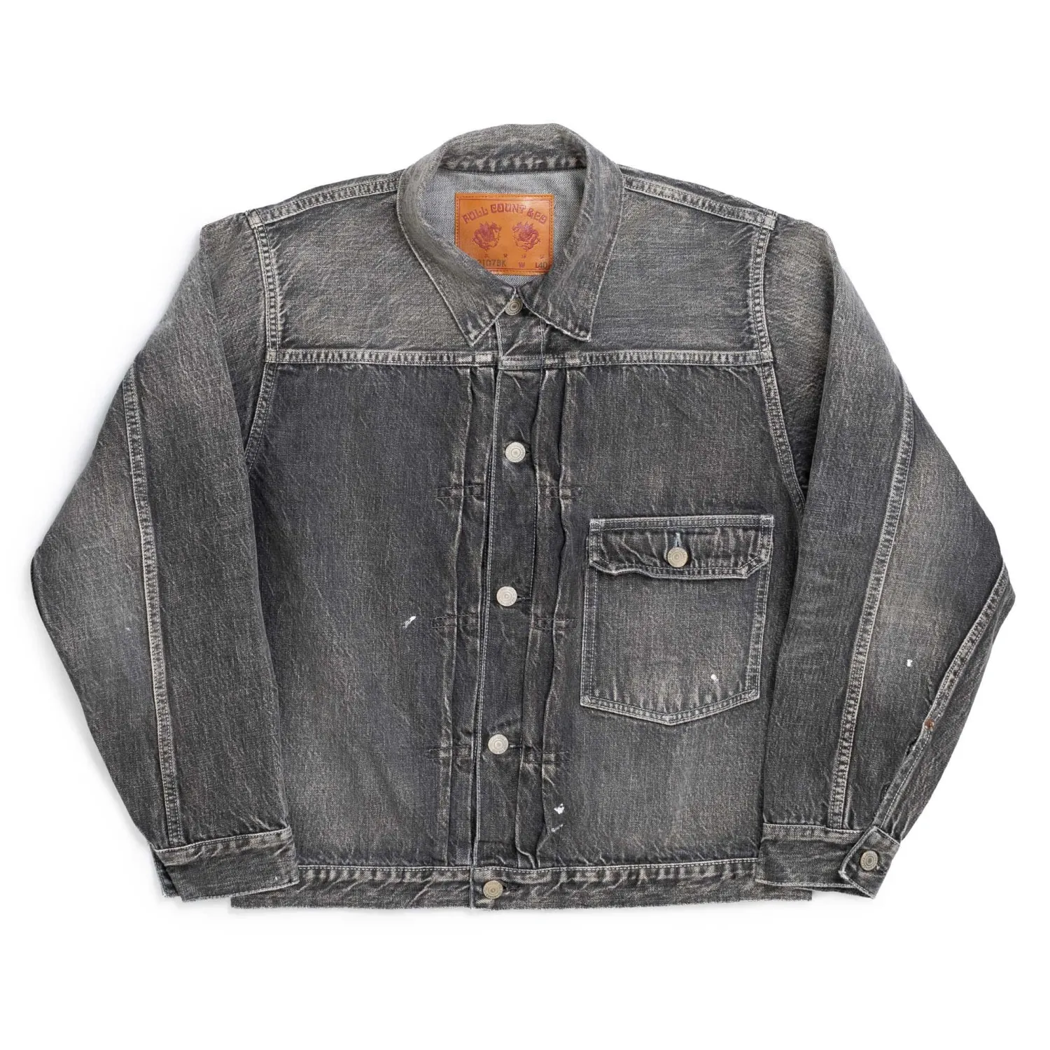 Full Count Jackets And Coats<Type 1 Denim Jacket Dartford Black