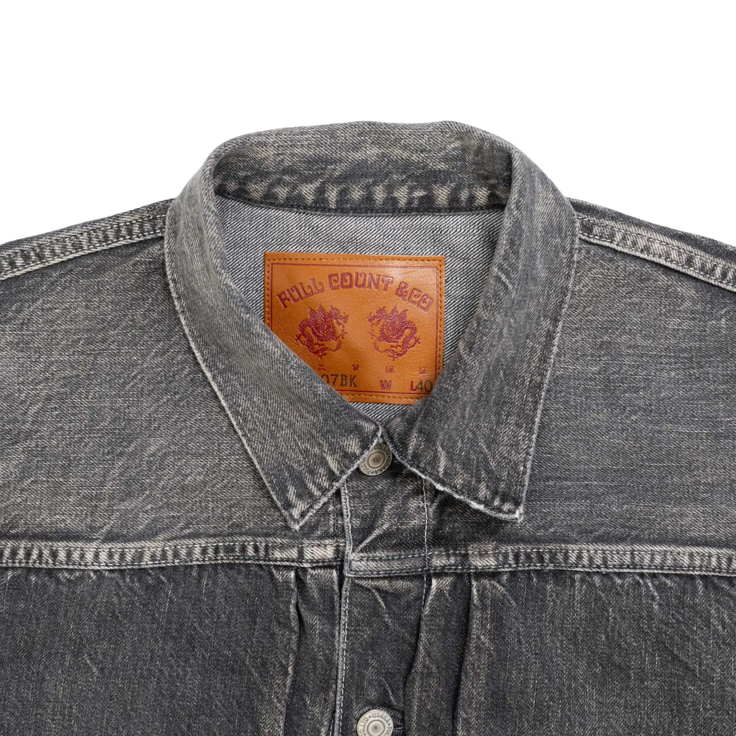 Full Count Jackets And Coats<Type 1 Denim Jacket Dartford Black