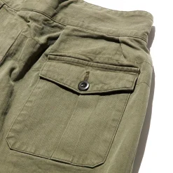 Haversack Pants & Trousers|Chinos<Herringbone Gurkha Pants Khaki