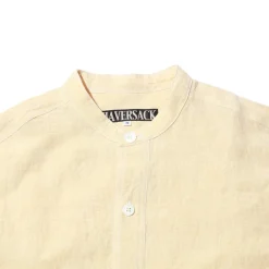 Haversack Shirts<Linen Dungaree Pullover Shirt Mustard