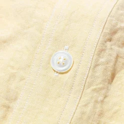 Haversack Shirts<Linen Dungaree Pullover Shirt Mustard