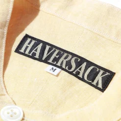 Haversack Shirts<Linen Dungaree Pullover Shirt Mustard