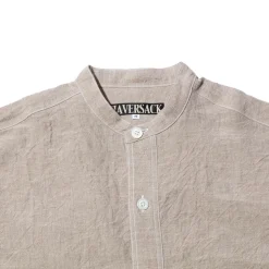 Haversack Shirts<Linen Dungaree Pullover Shirt Beige