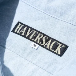 Haversack Shirts<S/S Shirt Mat Dungaree Vintage Wash Indigo
