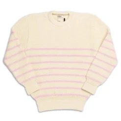 Heimat Knitwear<For Clutch Cafe Mariner Sweater Seashell/Pink