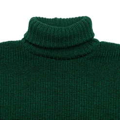 Heimat Knitwear<U-Boat Roll Neck Tannen Gruen