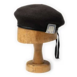 H.W. Dog H W Dog<Leather Beret 63 Brown