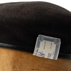 H.W. Dog H W Dog<Leather Beret 63 Brown