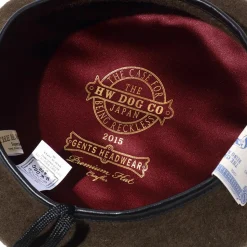 H.W. Dog H W Dog<Leather Beret 63 Olive