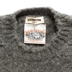 Jamieson's Of Shetland Knitwear<Jamieson's For Clutch Cafe Brushed Shetland Sweater Heron