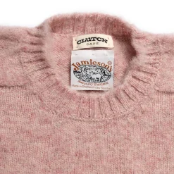 Jamieson's Of Shetland Knitwear<Jamieson's For Clutch Cafe Brushed Shetland Sweater Dog Rose