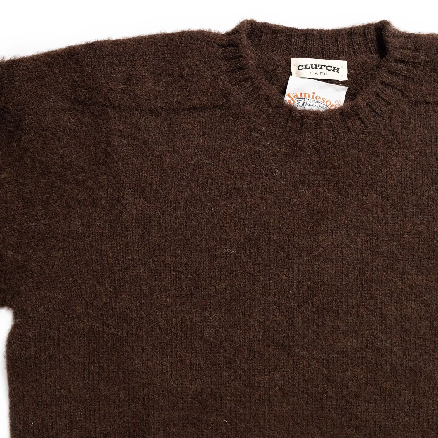 Jamieson's Of Shetland Knitwear<Jamieson's For Clutch Cafe Brushed Shetland Sweater Leather