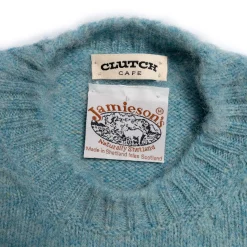 Jamieson's Of Shetland Knitwear<Jamieson's For Clutch Cafe Brushed Shetland Sweater Surf