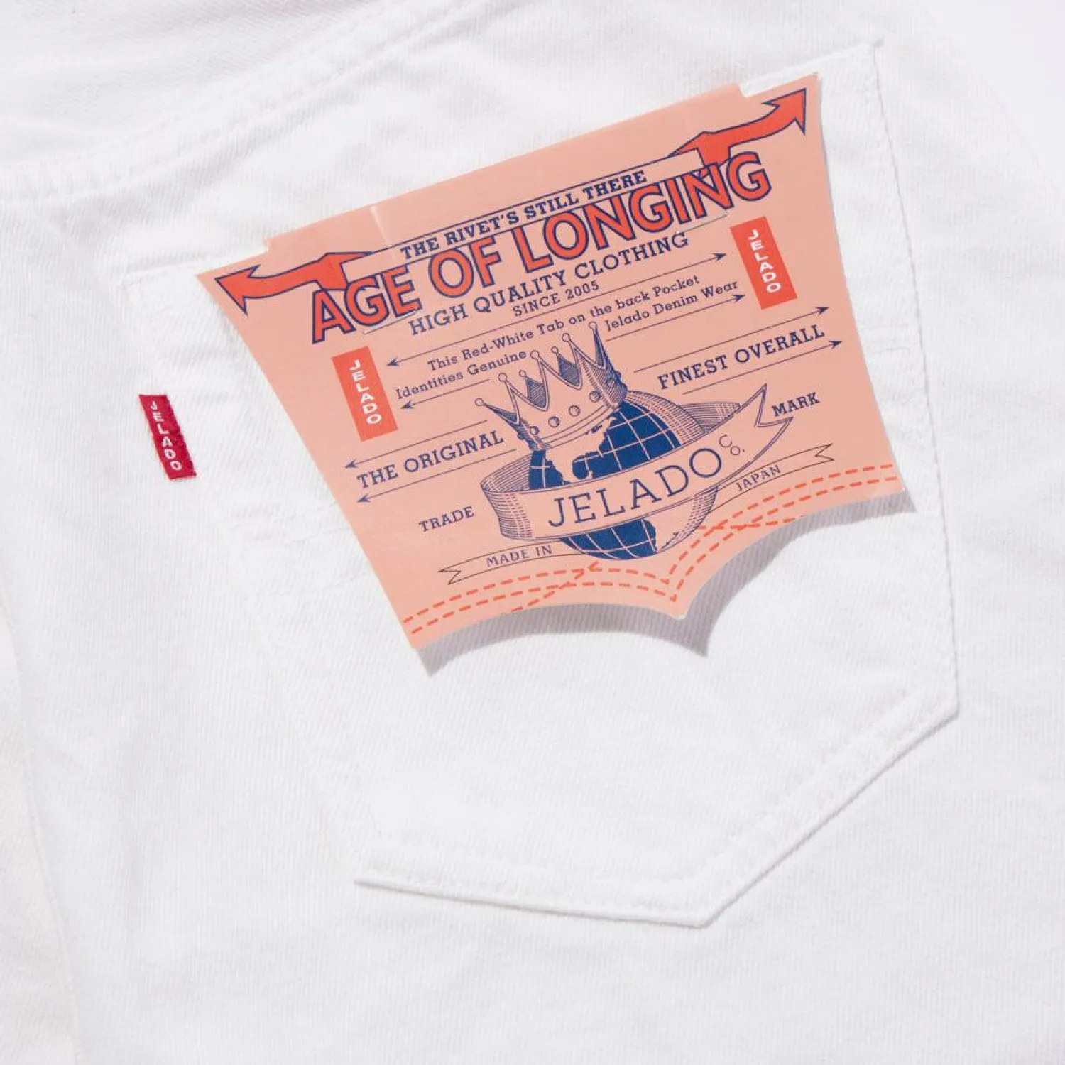 Jelado Jeans|Jeans<'Age of Longing' 301 XX Denim Jean White One Wash