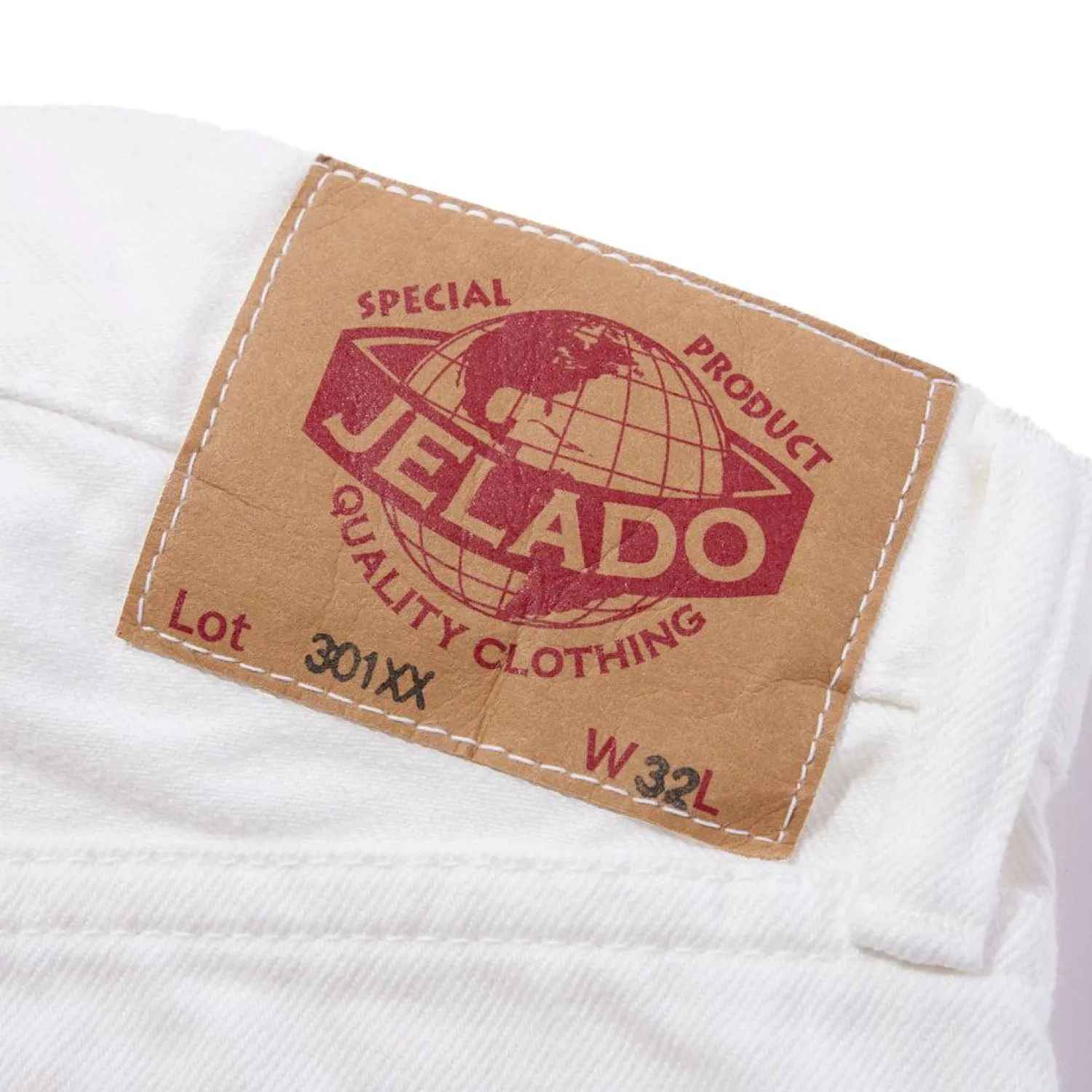 Jelado Jeans|Jeans<'Age of Longing' 301 XX Denim Jean White One Wash