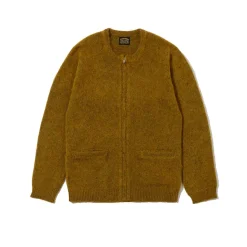 Jelado Knitwear<'Breed' Mohair Cardigan Mustard