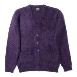 Jelado Knitwear<'Cobain' Mohair Cardigan Purple