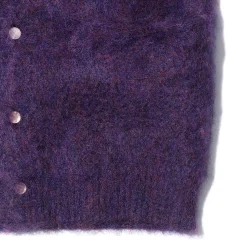 Jelado Knitwear<'Cobain' Mohair Cardigan Purple