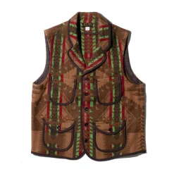 Jelado Vests<Shawl Collar Blanket Gown Camel