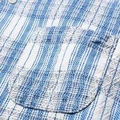 Jelado Shirts<Westcoast Shirt Indigo x Vanilla Sashiko