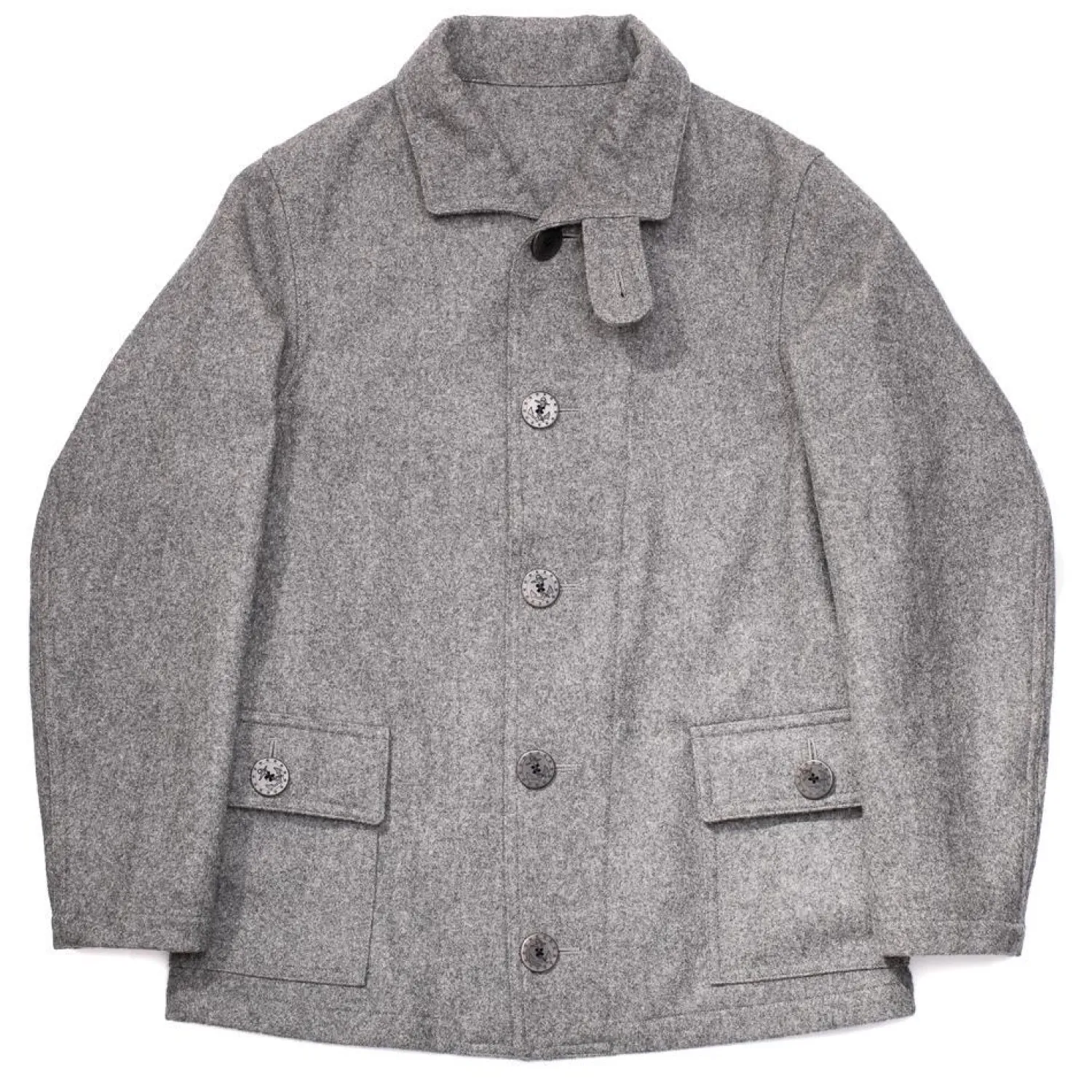 John Gluckow Jackets And Coats<JG03403A Submariners Coat Grey